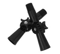 GALPADA Adaptateur d'Angle Pivotant pour Perche Télescopique Lot de 2 Pièces Plastique Robuste Filetage de 18 CM Accessoire Polyvalent pour Balai Plumeau Extensible et Raclette