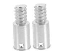 GALPADA Adaptateur Embout Fileté Pour Manche à Balai 25 Mm En Alliage D'aluminium, Lot De 2 Pièces, Accessoire De Rallonge Solide, Compatible Tiges Métalliques, Usage Domestique Et Professionnel