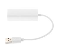 GALPADA Adaptateur Ethernet Gigabit USB 2.0 sans Pilote ni Alimentation Externe, Compatible Rj-45 en Abs pour Ordinateur Portable et Bureau, Réseau 10/100mbps Fiable