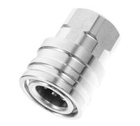 GALPADA Adaptateur Fileté Acier Inoxydable pour Tuyau De Haute Pression Connecteur Femelle Raccord Rapide Étanche pour Embout Pulvérisateur Nettoyeur Haute Pression