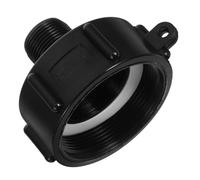 GALPADA Adaptateur IBC Tote Plastique Étanche pour Tuyau de Jardin Raccord Filetage Fin Mâle et Femelle pour Cuve Réservoir Collecteur Eau Pluie