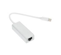 GALPADA Adaptateur USB-c vers Ethernet Rj45 100 Mbps pour Ordinateur Portable et Tablette, en Aluminium Argenté, Compact et Portable, Connexion Réseau Locale Gigabit, Compatible