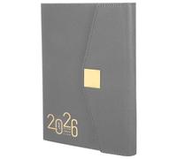 GALPADA Agenda Ample Espace en Pu et Papier Personnalisable 2025 Élégant Bloc-notes Calendrier pour Organisation Quotidienne pour Étude et Bureau