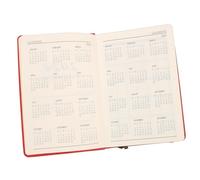 GALPADA Agenda Quotidien Rouge Planner Académique Multifonction avec Cahier Format Portable Organiseur Journalier pour Étudiants et Professionnels