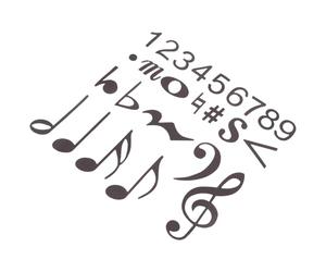 GALPADA Aimants de Notes de Musique Noirs Double Face pour Tableau Blanc, Accessoires Magnétiques en Poudre Synthétique, pour L'enseignement Musical en Famille ou Individuel