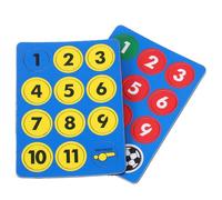 GALPADA Aimants Magnétiques Ronds pour Tableau de Football, Adhérence Stable en PC et Aimant, Accessoires D'entraînement Football pour Entraîneurs et Équipes en Utilisation Stratégique