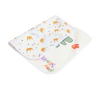 GALPADA Alèse Imperméable Bébé Motif Dinosaures 50x70 Cm, Matelas Anti-urine Lavable En Coton, Surmatelas Doux Respirant Pour Garçon Et Filles Et Femmes En Période Menstruelle,