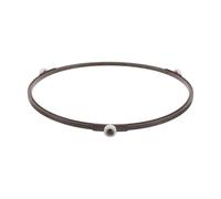 GALPADA Anneau de Rouleau pour Micro-ondes en Plastique Marron, Support Robuste et Nettoyage Rapide pour Plateau Tournant de 23 Cm, Pièce de Remplacement
