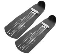GALPADA Appareil De Mesure Des Pointures De Chaussures 2 Pièces, Règle En Plastique Transparente, Outil De Mesure Du Pied Pour Adultes Et Garçon Et Filles, Guide Taille Us Noir, Portable Et Précis