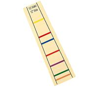 GALPADA Autocollant Facile à Coller D'étiquette pour Alto 12 Pouces en Papier Jaune de Frette Code Couleur, pour Apprentissage et Pratique des Débutants