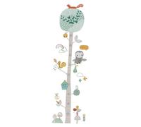 GALPADA Autocollant Mural Animaux Jungle pour Garçon Fille Toise de Décorative pour Chambre Crèche et Jardin Garçon Fille