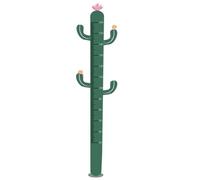 GALPADA Autocollant Mural Pvc Auto-adhésif de Mesure Hauteur de Cactus Décoration Murale Verte pour Garçon et Filles Maison