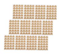 GALPADA Autocollants D’Angle Photo en Papier Kraft 24 Pièces par Feuille, 12 Feuilles pour Scrapbooking, Album Mariage et Protection Coins Photos Auto-adhésifs pour Loisirs Créatifs