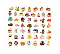 GALPADA Autocollants Décoratifs Dessert pour Scellage Stickers Adhésifs DIY pour Emballage Alimentaire et Scrapbooking Lot pour Agenda Planificateur et Fêtes