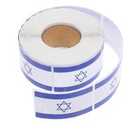 GALPADA Autocollants Drapeau D'israël Adhésifs Multi-usages Pour Valise Ordinateur Portable Agenda, Blanc Bleu, Solide, Facile à Appliquer, Usage Quotidien