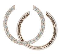 GALPADA Autocollants Rosace pour Guitare 2pcs en Pvc Résistants à L'usure Motifs Délicats, Décorations Élégantes pour Trou Sonore de Guitare Acoustique