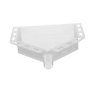 GALPADA Bac à eau du climatiseur bac à eau récupérateur d'eau à alternatif Plateau de vidange pour les unités Catcher de condensation casserole au sol Plastique blanche