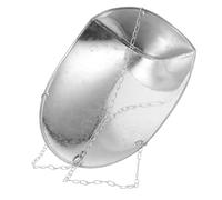 GALPADA Bac de Pesage Industriel en Acier Inoxydable avec Chaîne Résistante, Plateau Suspendu pour Balance à Crochet, Plateau de Service pour Aliments, Céréales et Usage Professionnel,