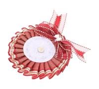 GALPADA Badge Ruban à Coudre DIY pour Décoration Jupe Lolita Accessoire Pratique pour Fabrication de Badges Patch Rond Facile à Fixer pour Sacs et Vêtements Doux