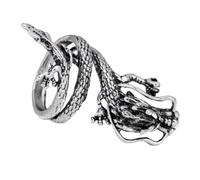 GALPADA Bague De Dragon Homme Déco Creative En Alliage Métallique, Anneau Tête De Dragon, Style Gothique, Accessoire Masculin Pour Cérémonie Et Usage Quotidien