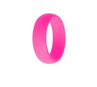 GALPADA Bagues en Silicone Colorées Arc-en-ciel Couleur Aléatoire Ensemble de 10 8mm Alternatives Pratiques aux Alliances Métalliques pour Unisexe Activités Physiques et Natation