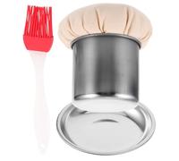 GALPADA Balai à Huile Multifonctionnel pour Badigeonner et Cuisiner Facilement en Métal et Abs 1 Set Couleur Aléatoire pour Œufs et Crêpes Pratique Cuisine et Maison