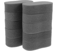 GALPADA Balai de Coiffeur Noir 10pcs Éponge à Plumeau pour Coupe de Cheveux, Facile à Utiliser Prise en Main Confortable, pour Salon de Coiffure et Barbiers