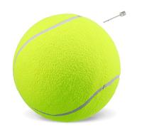 GALPADA Balle De Tennis Géante 24 Cm Aiguille De Gonflage, Jouet D'extérieur pour Animaux De Compagnie, Balle Sportive De 9,5 Pouces pour Chiens Et Activités en Plein Air