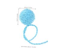 GALPADA Balle Hochet Chaton Boules Pelucheuses pour Chats Boules De Sisal pour Chat Grattoir Scratch & Gratter Chaton Jouets à Gratter Sisal pour Naturel Remplacement Papier Ciel Bleu