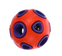 GALPADA Balle Résistante aux Morsures pour Chien, Interactive à Rire | Plastique Rond, Facile à Saisir, Meilleure Prise en Main, pour Lancer au Jardin et Séances de Jeu