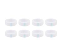 GALPADA Bande Adhésive Blanche pour Extension de Cils en Tissu Non Tissé, 8 Rouleaux Respirants, Adhérence pour Réduire L'irritation Peau Lors du Maquillage Beauté