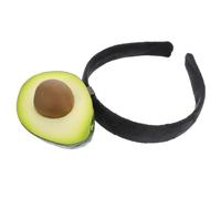 GALPADA Bandeau Avocat Amusant Vert pour Se Laver le Visage, Léger en Tissu et Plastique, Accessoire Cheveux Créatif pour Live Streaming et Fêtes