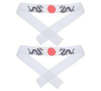 GALPADA Bandeau Confortable et Extensible Japonerie Samouraï en Polyester pour Hommes Adapté à Toutes Tailles de Tête, pour Karaté et Costumes Cuisine