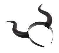 GALPADA Bandeau Cornes de Démon Ajustable pour Cosplay Halloween Accessoire Maquillage Diable Serre-tête Cornes Amovibles Compatible pour Fêtes Gothiques et Déguisements