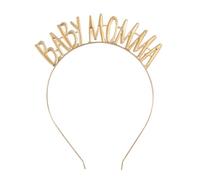 GALPADA Bandeau de Fête Accessoire Élégant en Alliage Doré Léger et Non Décolorant pour Cheveux de Maman pour Baby Shower et Fête