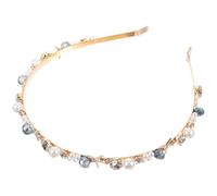 GALPADA Bandeau de Mariage en Alliage Perles et Forme Étoile de Mer, Léger et Facile à Porter, pour Mariée ou Demoiselle D'honneur la Plage