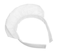 GALPADA Bandeau de Soubrette Blanc Bordure Volantée Bandeau de Fête pour Femmes Accessoire de Coiffure Anti-Glisse pour Cosplay et Soirées à Thème Serrage-Tête Élégant pour Déguisement