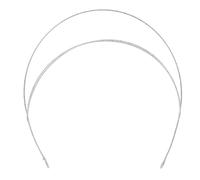 GALPADA Bandeau Halo Couronne en Alliage Argenté 3 Couches, Ornement Coiffure Vintage pour Femme et Fille, Accessoire Léger et Confortable pour Fêtes, Mariages et Occasions Spéciales