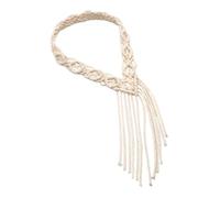 GALPADA Bandeau Tissé Main Coiffe Femme Élégante Accessoire Cheveux Bohème Pour Voyages Mariages Macramé Délicat
