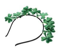 GALPADA Bandeau Trèfle Vert en Tissu Embossé Saint-patrick, Accessoire Cheveux Confortable Design Unique, pour Fêtes et Jeunes Filles