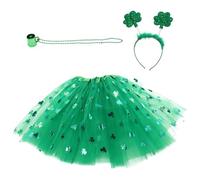 GALPADA Bandeau Trèfle Vert Saint-patrick, Accessoire Costume Fête Irlandaise, Kit 1 Pièce, Décorations pour Carnaval et Événements, Présent et Photo Souvenir