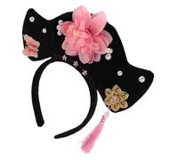 GALPADA Bandeau Vintage époque Qing avec Pompons Accessoire Cheveux Style Princesse pour Hanfu et Photographie Bandeau Ethnique Élégant pour Fêtes et Représentations Historiques