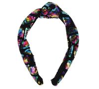 GALPADA Bandeaux Larges à Nouer Pour Filles Bandeaux Scintillants à Paillettes Accessoires De Cheveux Pour Fêtes Et Voyages