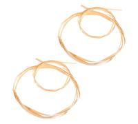 GALPADA Bandes Tissage en Canne Beige Robustes Éclats 4 Pièces pour Vannerie Artisanale et Fabrication de Meubles