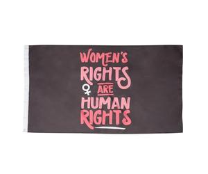 GALPADA Bannière des Droits Reproductifs et Drapeaux « Women's Rights Are Human Rights » pour Décoration Intérieure et Fête la Maison en Polyester Résistant et Facile à Suspendre