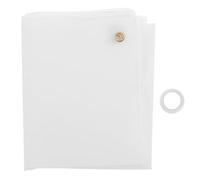 GALPADA Bannière en Polyester Résistante Blanche Personnalisée Grosse Facile à Décorer Motifs et Textes, pour Activités de Bureau et Décoration de Fenêtres