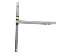 GALPADA Barre de Sécurité Fenêtre Acier Inoxydable Limiteur Ajustable pour Fenêtres Coulissantes Battant Support Anti-Chute Robuste Protection Vent et Sécurité Intérieure