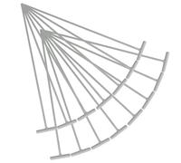 GALPADA Barreaux de Porte en Fer Blanc pour Cage à Pigeons, Lot de 15 Pièces, Facile à Installer, Empêche Les Oiseaux de S'envoler, pour Pigeons de Course