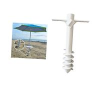 GALPADA Base de Parasol de Plage Pointes Ancre Sable Légère et Compacte Support Parasol Extérieur Facile à Installer pour Sable et Sol Meuble