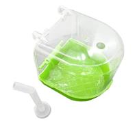 GALPADA Bassine Suspendue pour Perroquet Bassin De Bain Plastique pour Oiseaux Boîte De Bain Extérieure pour Petite Volaille